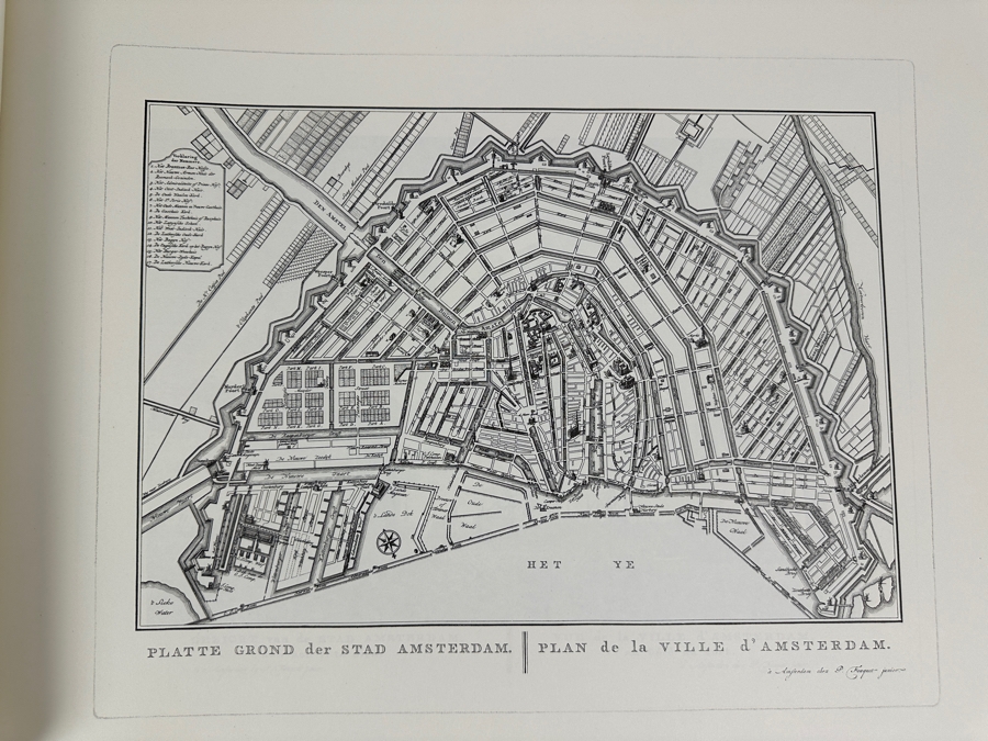 Atlas Van Fouquet Amsterdam 103 Facsimile Engravings Of 18th Century Amersterdam 20.5' X 15.5' [Photo 6]