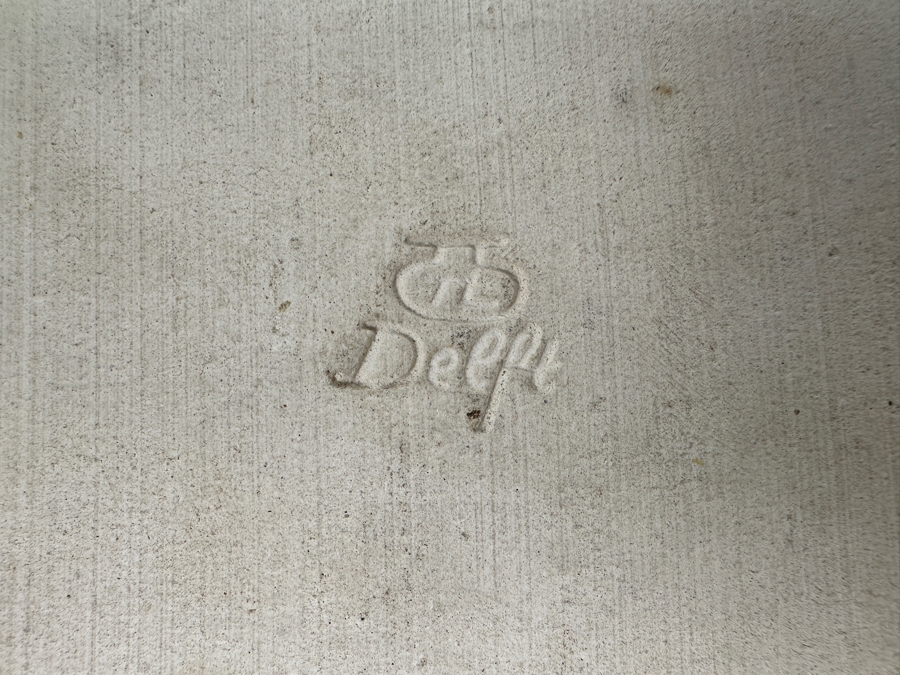 Vintage Royal Delft Cloisonne War Tile Food Dropping Manna Project April 29, 1945 Voedsel Vrede Vrijheid (Food Peace Freedom) 5.5 X 7.5 Framed [Photo 11]