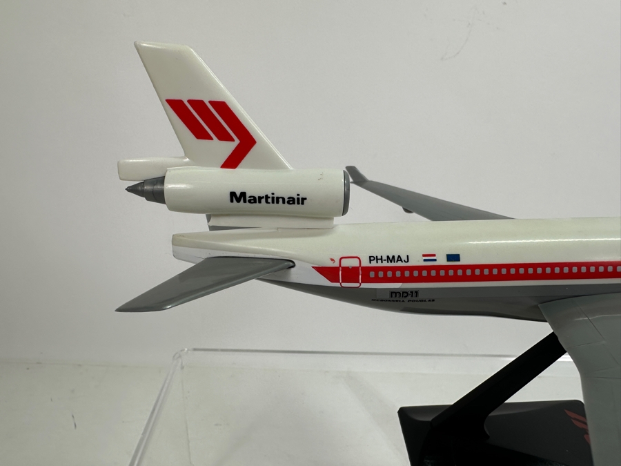(3) Plastic Model Airplanes: (2) Martinair Holland MD-11 / Boeing 747 & (1) KLM Royal Dutch Airlines Boeing 747-400 [Photo 6]