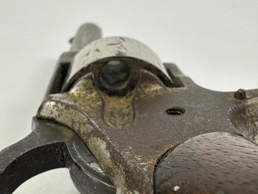 Antique 1870-80's Five Shot Robin Hood No. 2 Single-Action Pocket Revolver .32 Rimfire Made By Hood Firearms Of Norwich, CT S/N 5487 5.25L X 2.75H [Photo 14]
