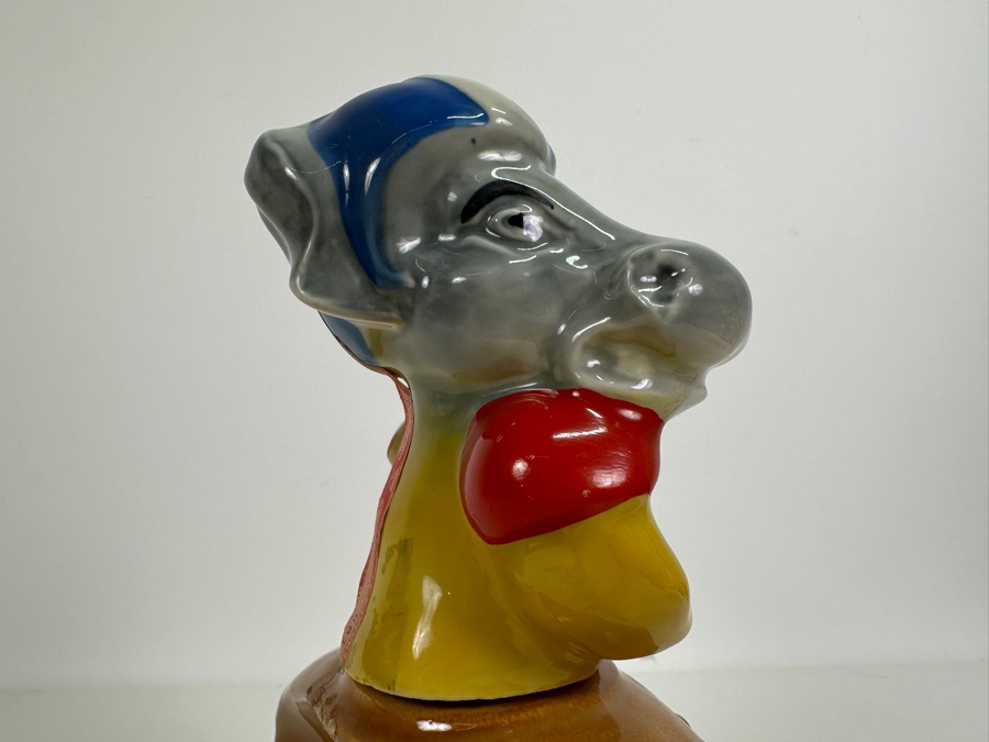 Vintage 1972 Jim Beam Football With Donkey Stopper Whiskey Decanter, Empty 10'H [Photo 5]
