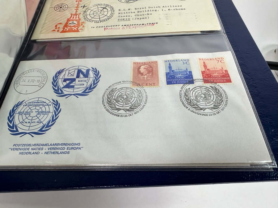 Huge 2-Binder Collection Of 50th Anniversay World War II Commemorative Covers With Mint Stamps Published By The Postal Commemorative Society - See Photos For Sampling - 182 Stamps [Photo 44]