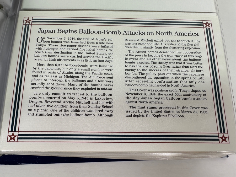 Huge 2-Binder Collection Of 50th Anniversay World War II Commemorative Covers With Mint Stamps Published By The Postal Commemorative Society - See Photos For Sampling - 182 Stamps [Photo 31]