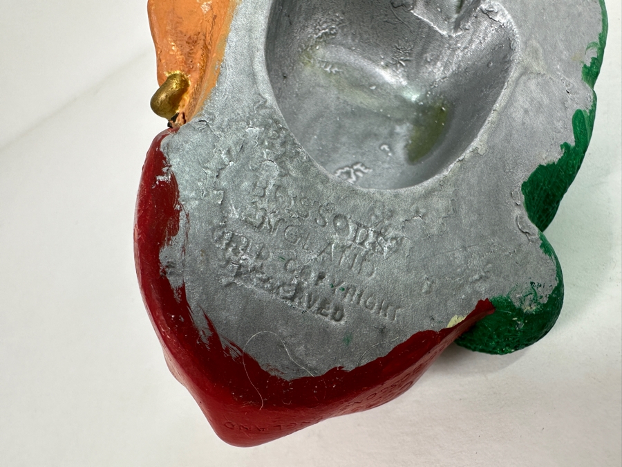 Collection Of Six Hand Painted Nautical Chalkware Wall Ornaments - Five Are Bossons England [Photo 14]