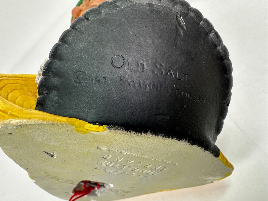 Collection Of Six Hand Painted Nautical Chalkware Wall Ornaments - Five Are Bossons England [Photo 11]