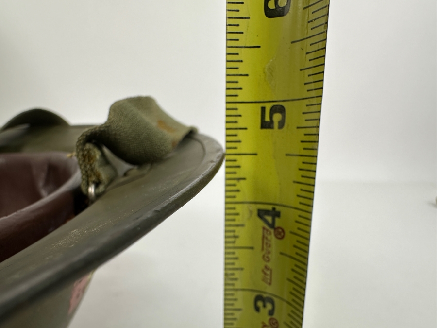 Original Vintage Belgium WWII Brodie Helmet Brigade Piron Which Saw Action During D-Day Landings And In The Netherlands 12.25L X 11W X 4.5H [Photo 22]