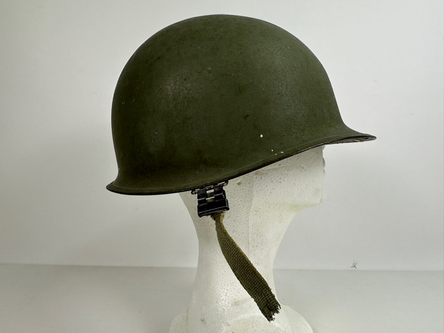 Original Vintage WWII US Army Military Helmet With Capac Liner 11L X 9W X 6H [Photo 2]