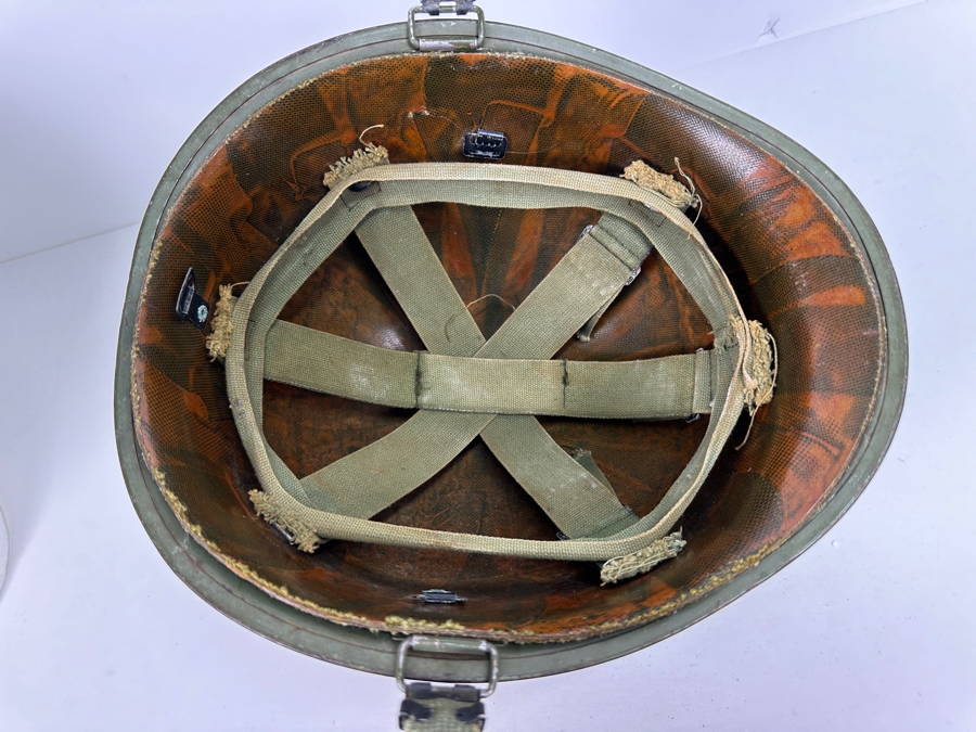 Original Vintage WWII US Army Military Helmet With Capac Liner 11L X 9W X 6H [Photo 11]