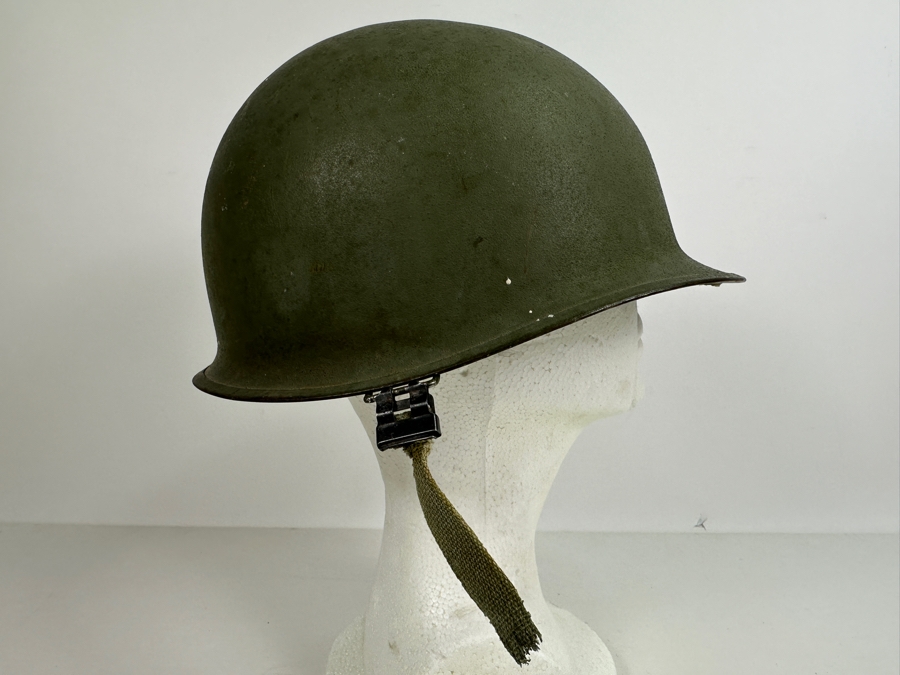 Original Vintage WWII US Army Military Helmet With Capac Liner 11L X 9W X 6H [Photo 3]