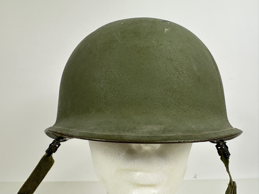 Original Vintage WWII US Army Military Helmet With Capac Liner 11L X 9W X 6H [Photo 9]