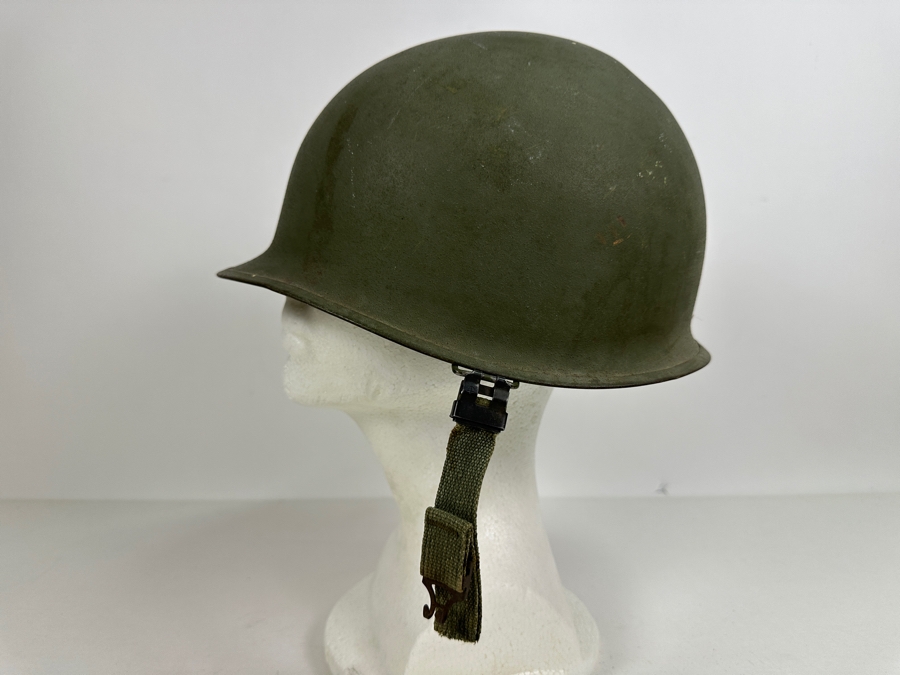 Original Vintage WWII US Army Military Helmet With Capac Liner 11L X 9W X 6H [Photo 7]