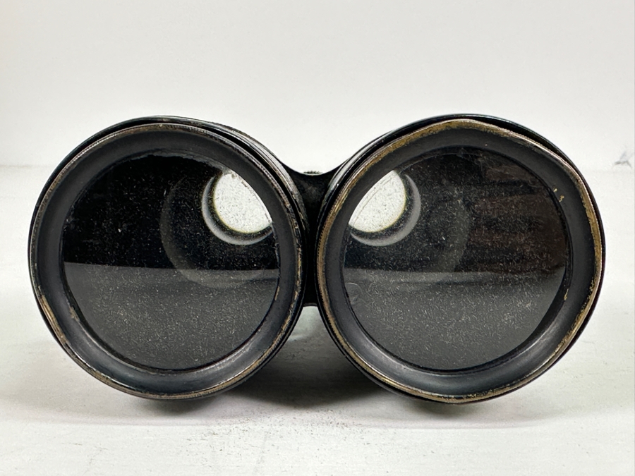 Vintage Chevalier Opticien Paris Leather Wrapped Binoculars (Leather Is Coming Off / Missing) - See Photos 6.5L [Photo 9]