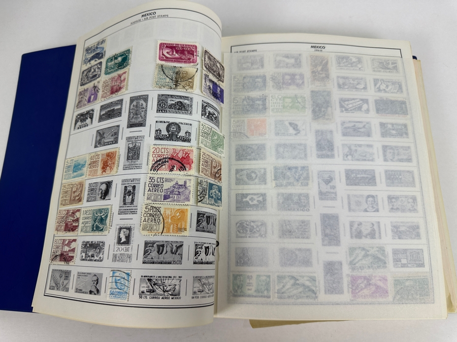 Statesman Deluxe Album Spaces For Nearly 30,000 Postage Stamps Of The World Including The United States - See Photos For Sampling [Photo 10]