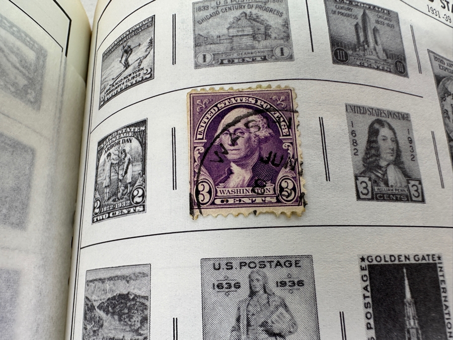 Statesman Deluxe Album Spaces For Nearly 30,000 Postage Stamps Of The World Including The United States - See Photos For Sampling [Photo 5]