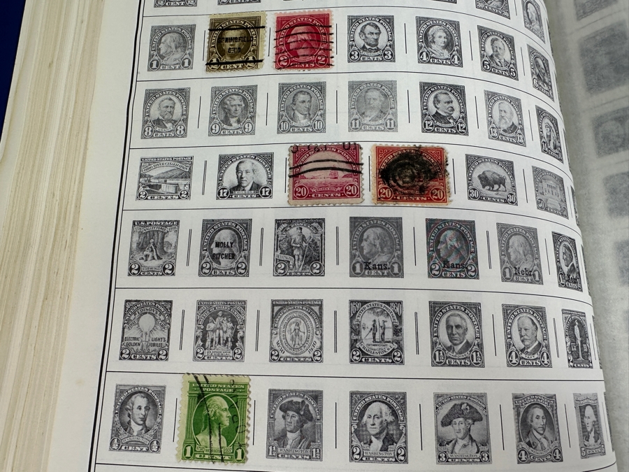 Statesman Deluxe Album Spaces For Nearly 30,000 Postage Stamps Of The World Including The United States - See Photos For Sampling [Photo 3]