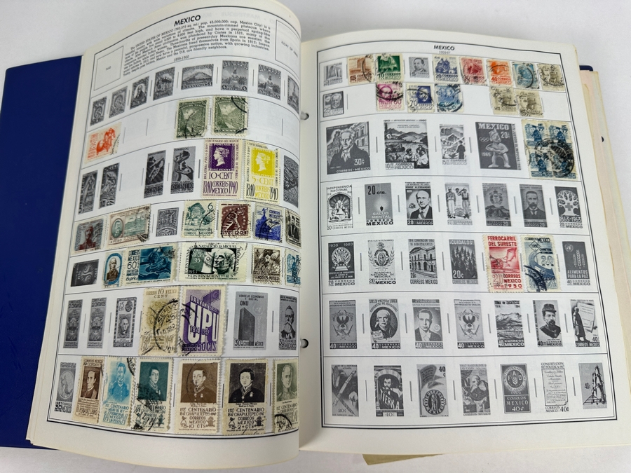 Statesman Deluxe Album Spaces For Nearly 30,000 Postage Stamps Of The World Including The United States - See Photos For Sampling [Photo 9]