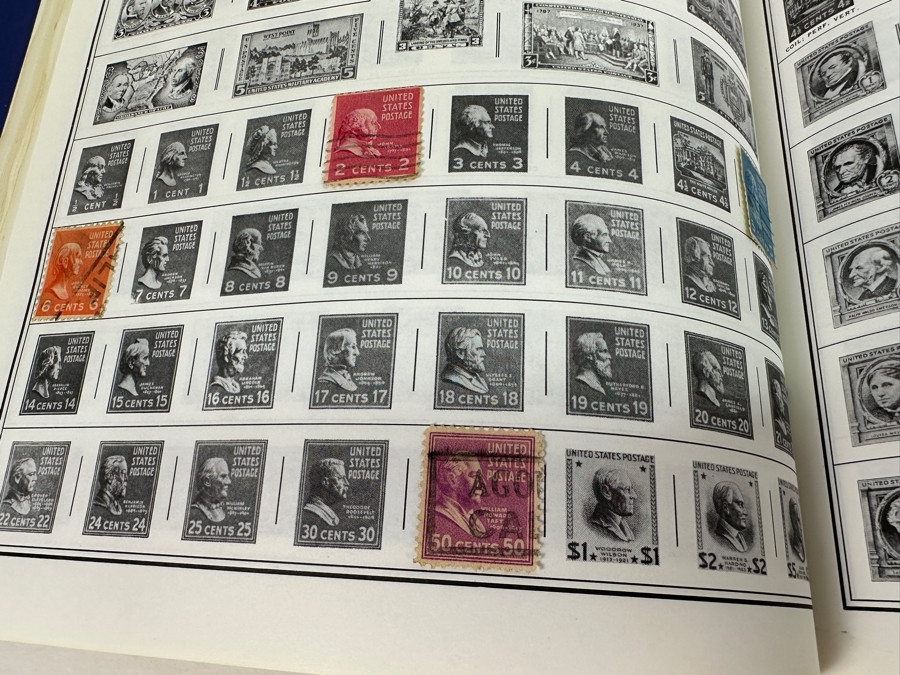 Statesman Deluxe Album Spaces For Nearly 30,000 Postage Stamps Of The World Including The United States - See Photos For Sampling [Photo 7]