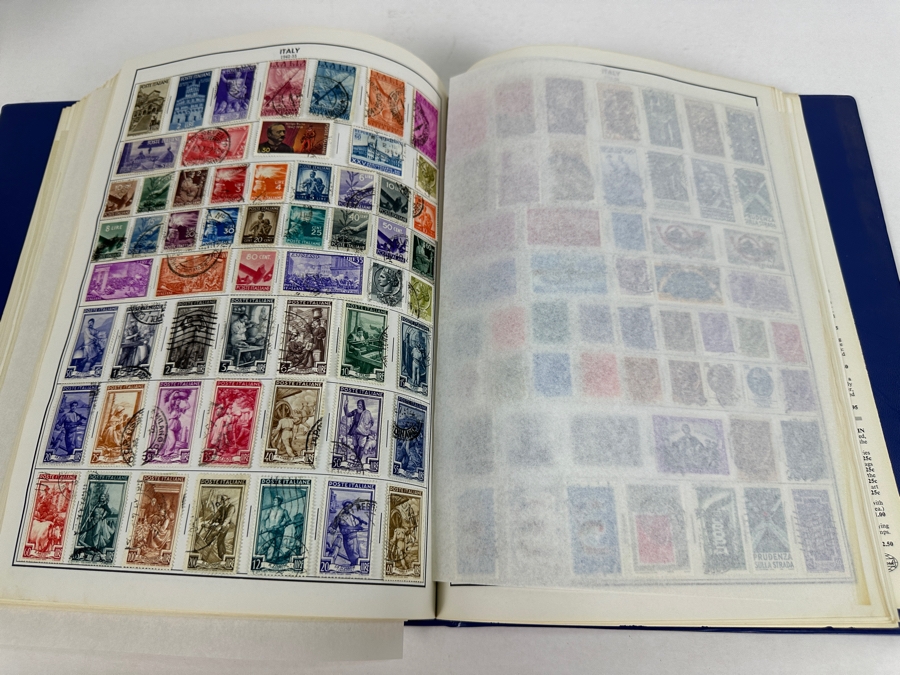 Statesman Deluxe Album Spaces For Nearly 30,000 Postage Stamps Of The World Including China - See Photos For Sampling [Photo 36]