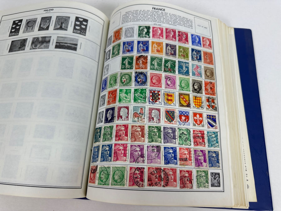 Statesman Deluxe Album Spaces For Nearly 30,000 Postage Stamps Of The World Including China - See Photos For Sampling [Photo 23]