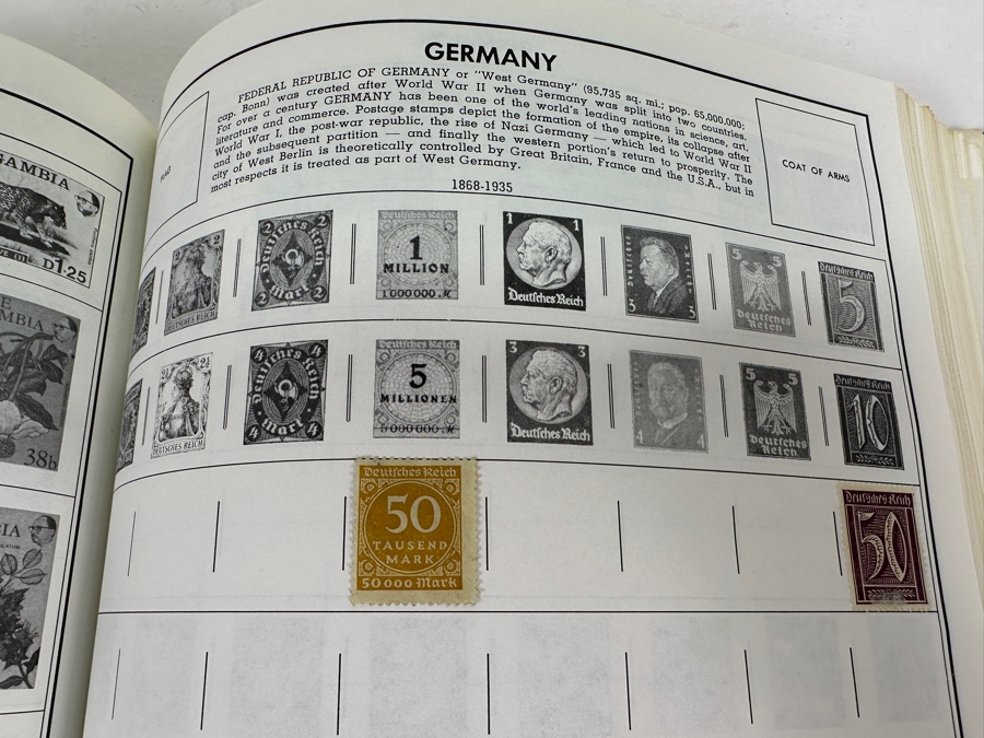 Statesman Deluxe Album Spaces For Nearly 30,000 Postage Stamps Of The World Including China - See Photos For Sampling [Photo 27]