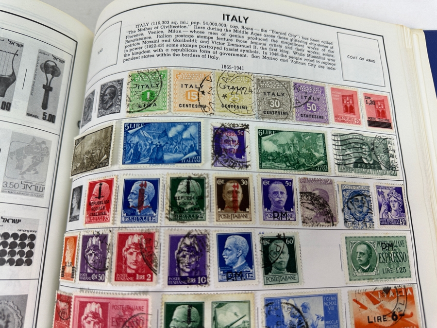 Statesman Deluxe Album Spaces For Nearly 30,000 Postage Stamps Of The World Including China - See Photos For Sampling [Photo 35]