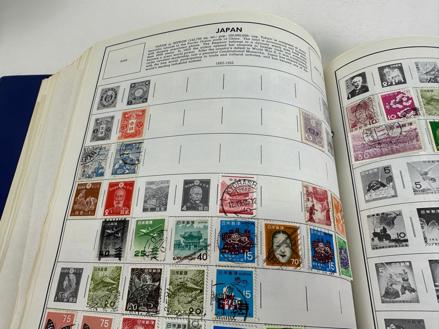 Statesman Deluxe Album Spaces For Nearly 30,000 Postage Stamps Of The World Including China - See Photos For Sampling [Photo 37]