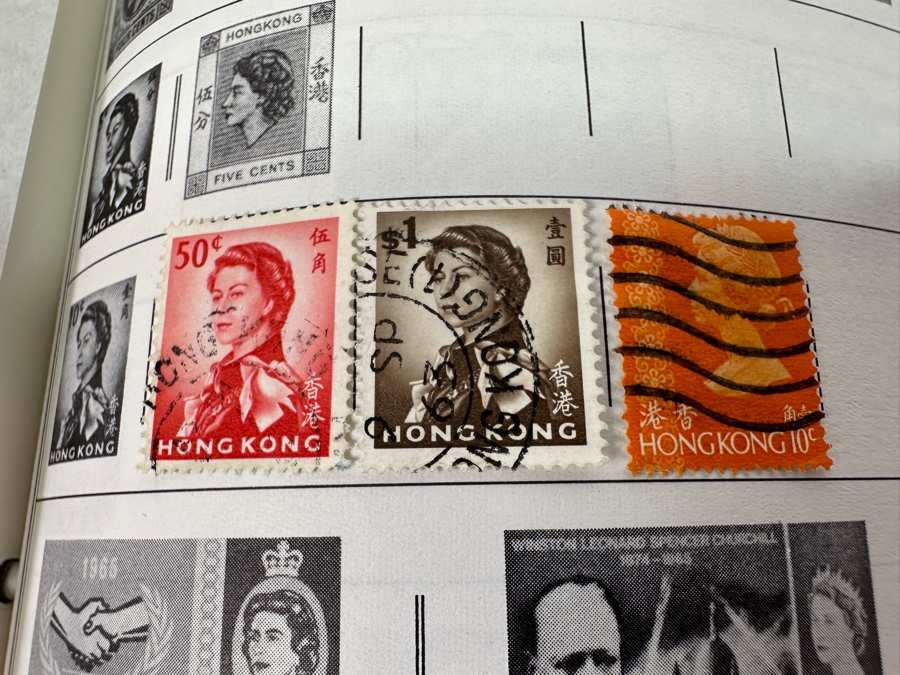 Statesman Deluxe Album Spaces For Nearly 30,000 Postage Stamps Of The World Including China - See Photos For Sampling [Photo 32]