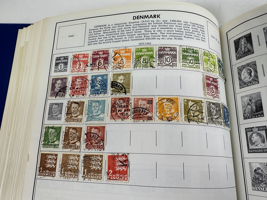 Statesman Deluxe Album Spaces For Nearly 30,000 Postage Stamps Of The World Including China - See Photos For Sampling [Photo 22]