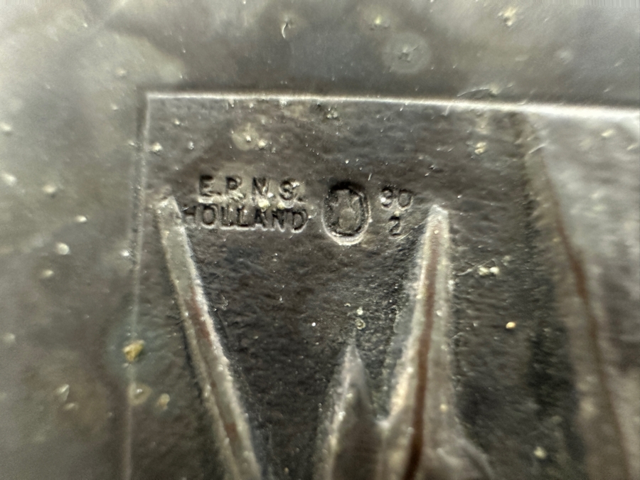 Repousse Silverplate Top Depicting Rembrandt's Night Watch Scene Wooden Box From Holland Voorschoten 6W X 4.5D X 2.25H [Photo 8]