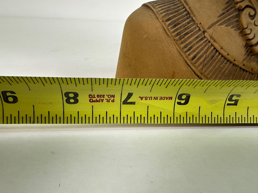 Vintage Carved Wooden Balinese Bali Woman Bust 7.25W X 11H [Photo 13]