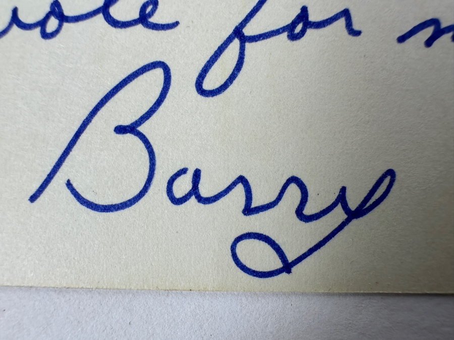 Vintage 1968 Barry Goldwater Hand Written & Signed Election Day Reminder Postcard Postmarked 1 November 1968 Arizona [Photo 6]