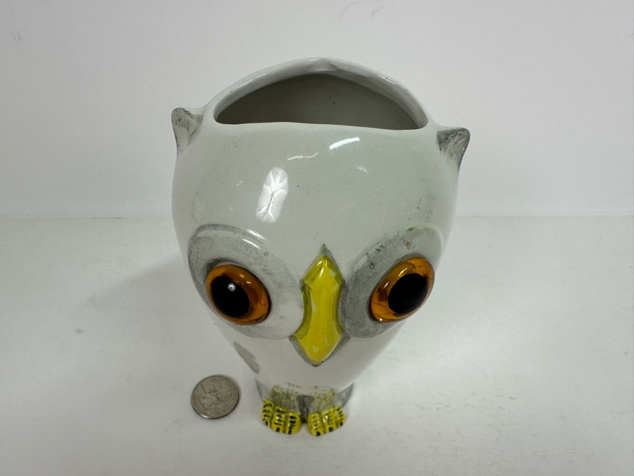 Vintage Italian Owl Vase 6H [Photo 5]