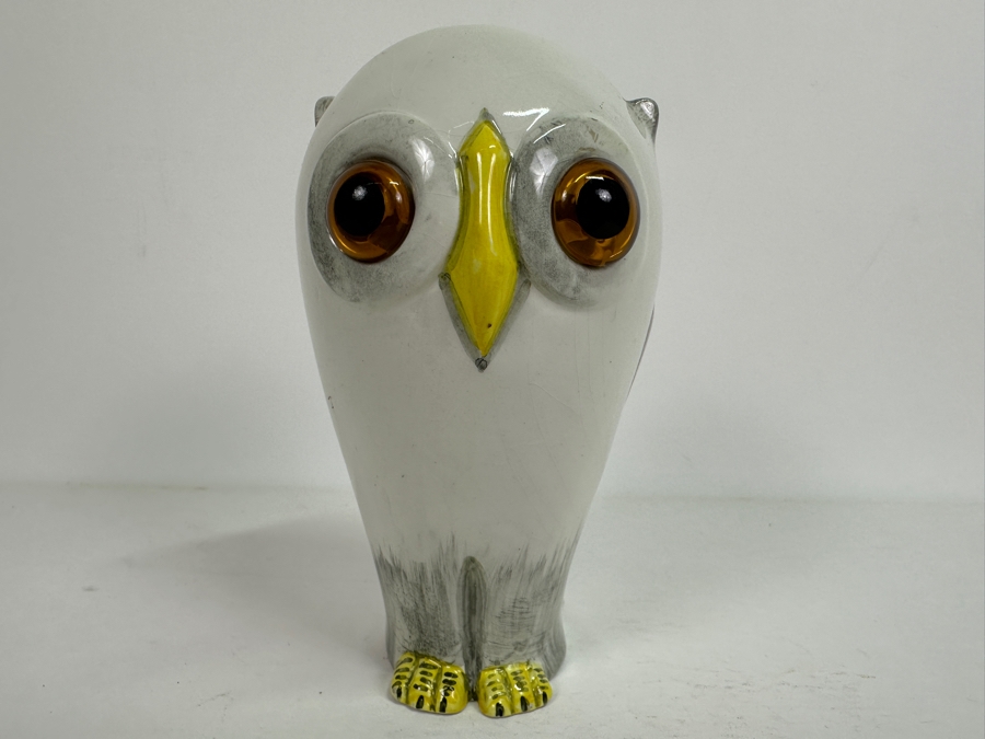 Vintage Italian Owl Vase 6H [Photo 2]
