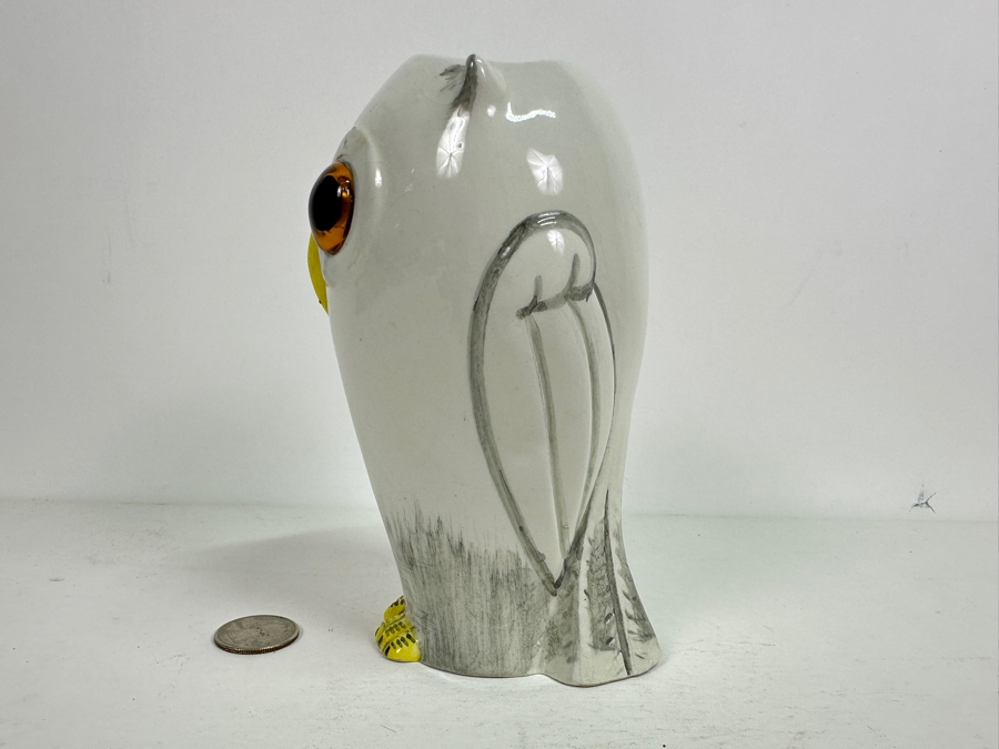 Vintage Italian Owl Vase 6H [Photo 6]