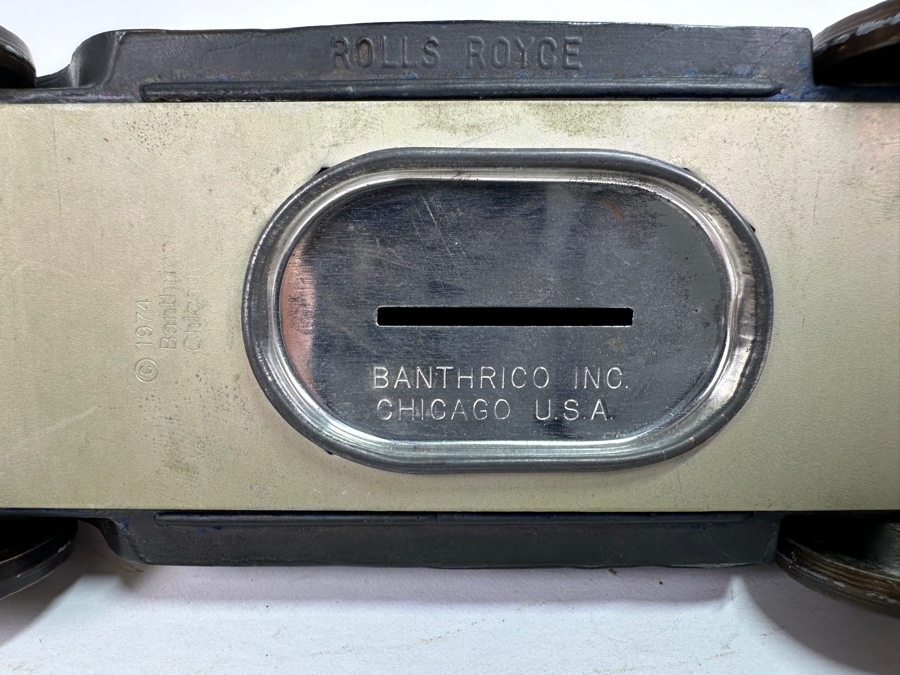 Vintage 1974 Metal Rolls Royce Banthrico Inc Chicago Bank 7'L [Photo 11]