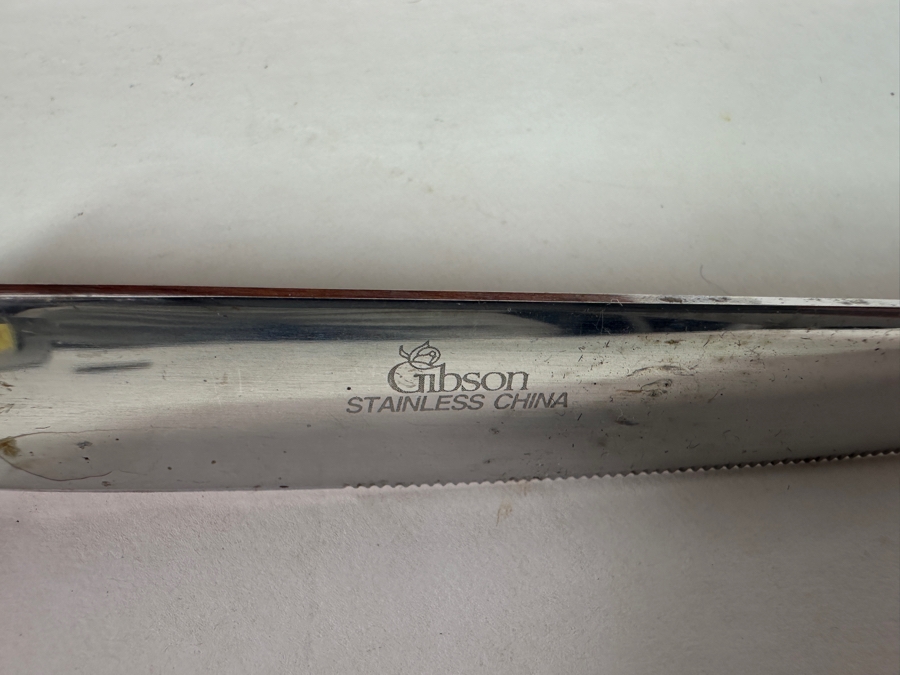 Two Sets Of Flatware With Wicker Tray By Gibson & Cambridge [Photo 4]