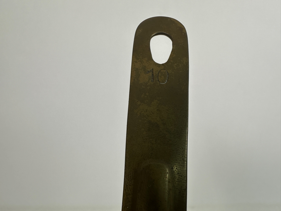 Vintage Brass Lot Featuring A Vintage Cricket Box, Handled Pouring Cups And Pair Of 12' Candlesticks [Photo 7]