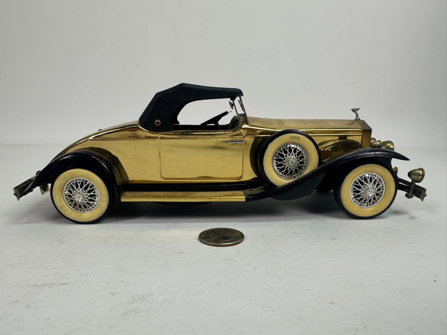 Vintage Working Japanese Rolls Royce Metal/Plastic Transistor Radio 10L [Photo 8]