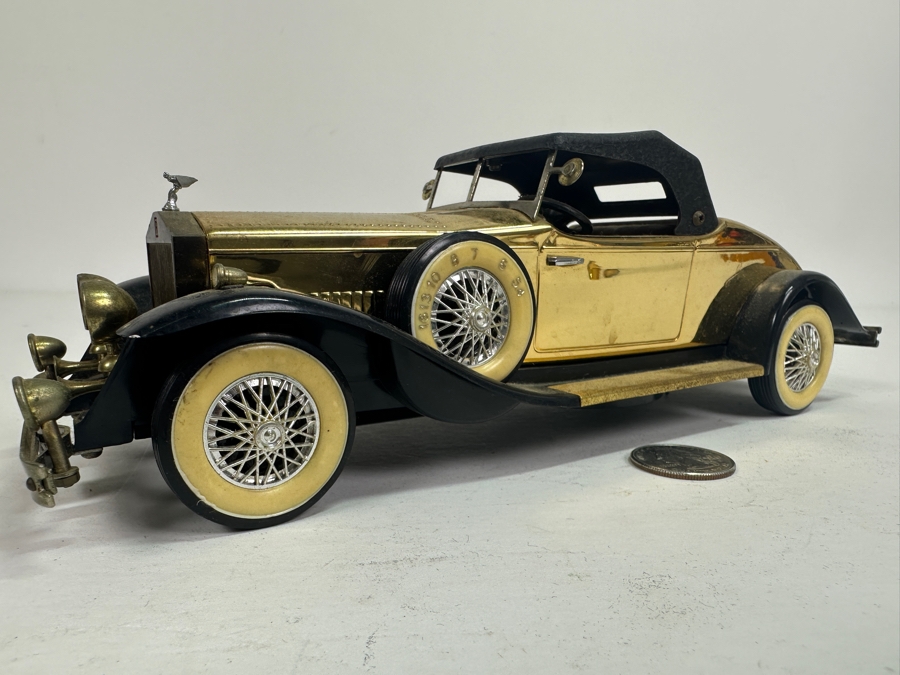 Vintage Working Japanese Rolls Royce Metal/Plastic Transistor Radio 10L [Photo 4]