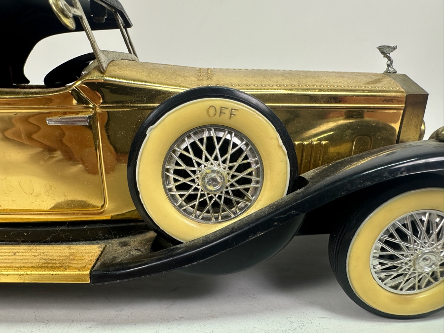 Vintage Working Japanese Rolls Royce Metal/Plastic Transistor Radio 10L [Photo 9]