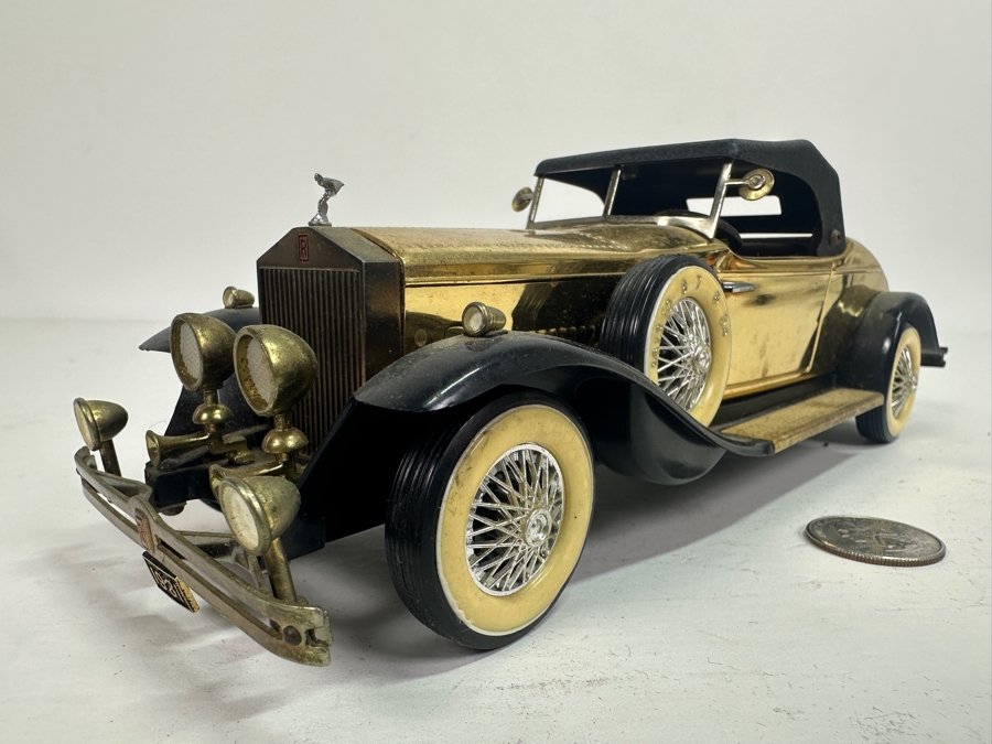 Vintage Working Japanese Rolls Royce Metal/Plastic Transistor Radio 10L [Photo 2]