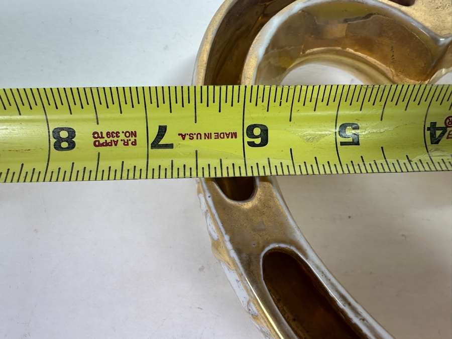 Heart Shaped Hand Painted Ceramic Vase 6.5W X 7D X 2H [Photo 7]