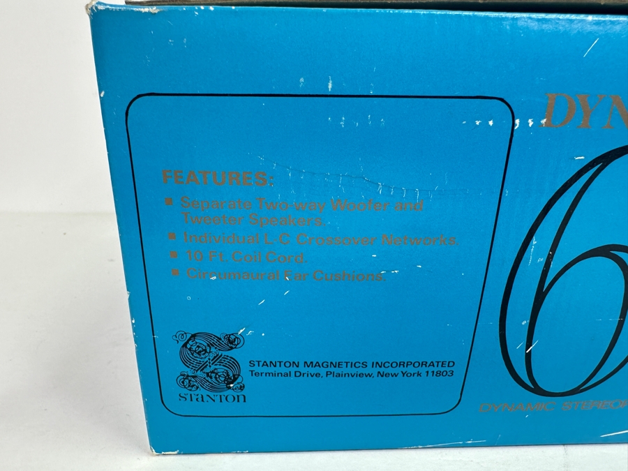 Stanton Blue Dynaphase Sixty Stereophonic Headphones With Box [Photo 5]