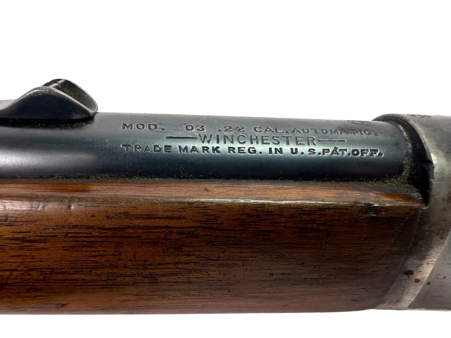 Antique 1908 Winchester Repeating Arms Company Mod. 03 1903 First Commercially Available Semi-Automatic Rifle S/N 44255 With Soft Case [Photo 3]