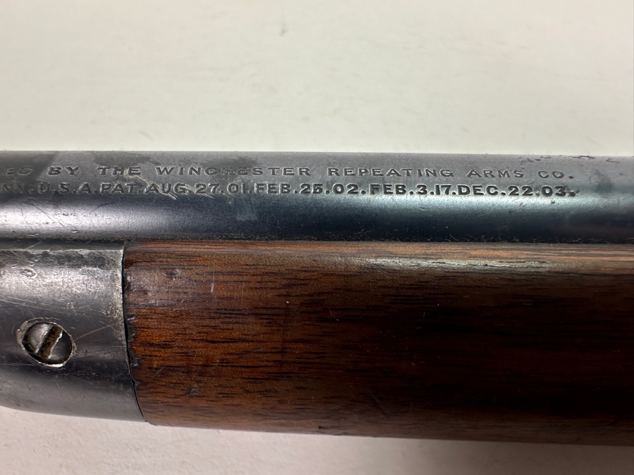Antique 1908 Winchester Repeating Arms Company Mod. 03 1903 First Commercially Available Semi-Automatic Rifle S/N 44255 With Soft Case [Photo 12]