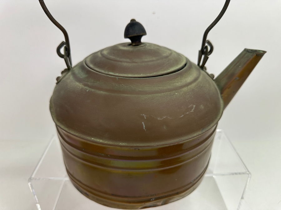 Three Vintage Copper Teapots [Photo 8]