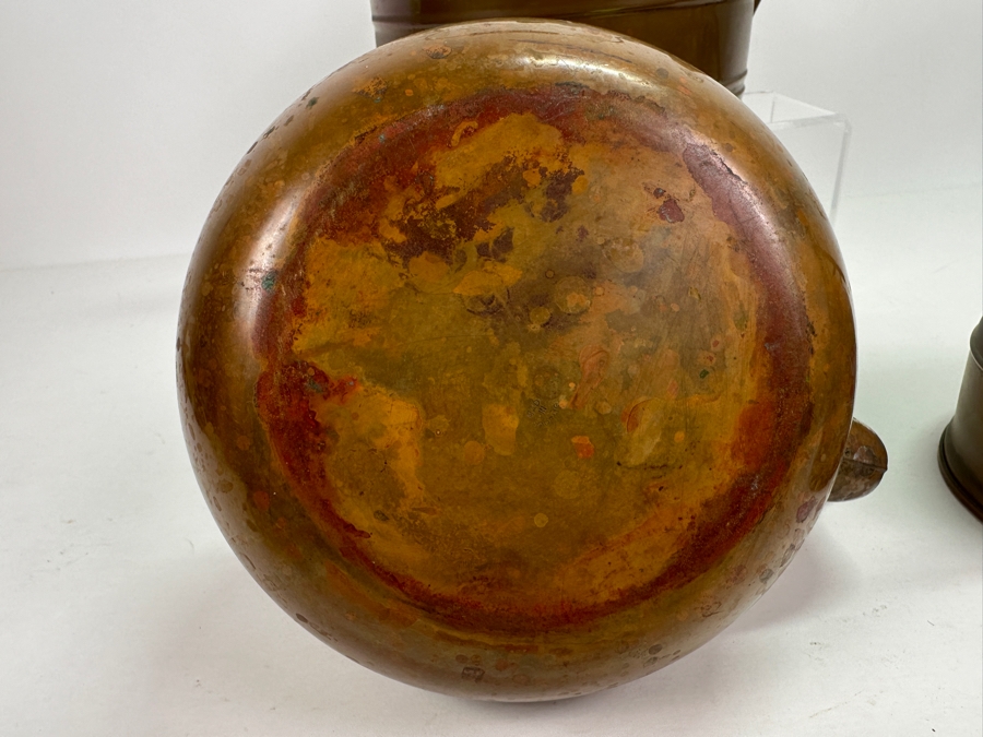 Three Vintage Copper Teapots [Photo 7]