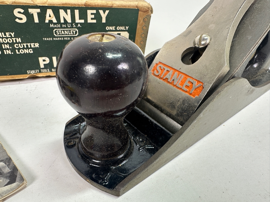 Vintage Stanley #4 Plane With Instructions And Damaged Box [Photo 5]