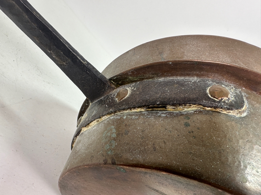 Antique Copper Bed Warmer 38L [Photo 9]