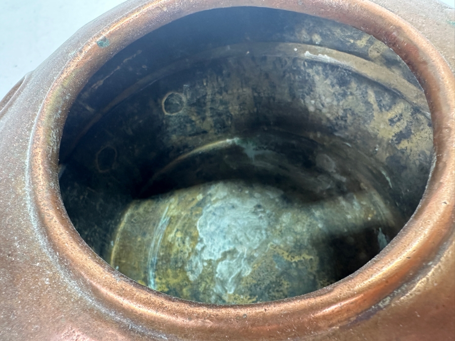 Antique Copper Bed Warmer 38L [Photo 7]